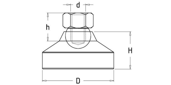 萬向調(diào)節(jié)支撐腳